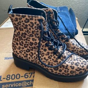 Cheetah Boots